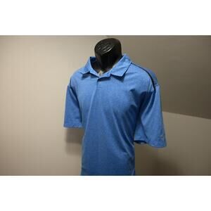 Nike Golf Polo Dri Fit Tour Performance Blue Athletic Golf Shirt Mens 2XL XXL